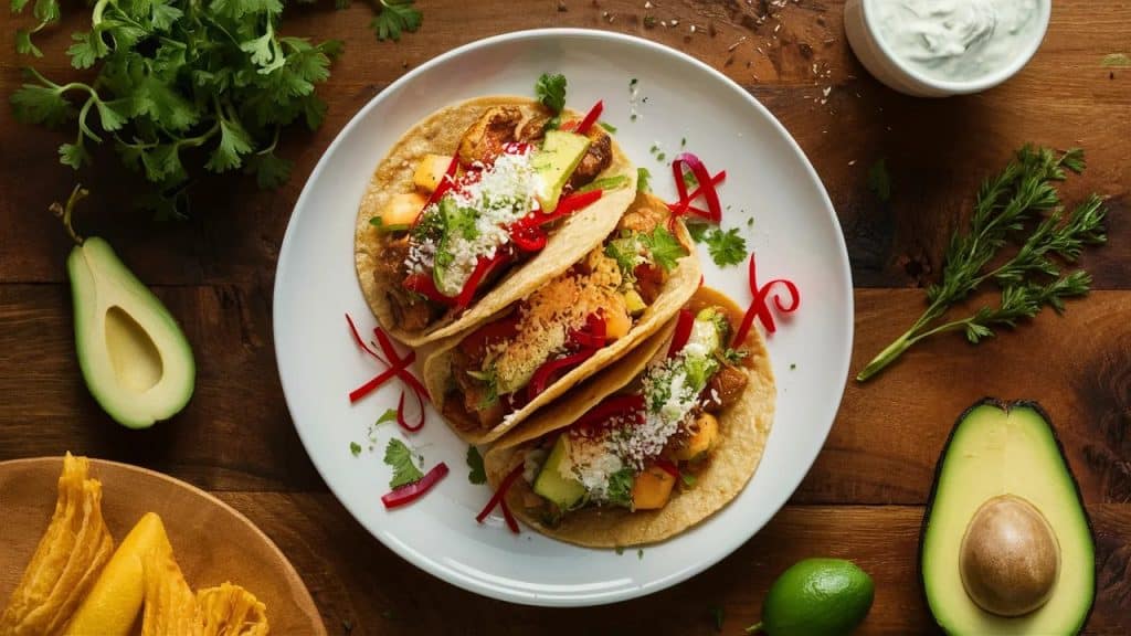 Vitaliserfr Tacos au Poulet Citron Vert et Coriandre Un Délice Estival Sain