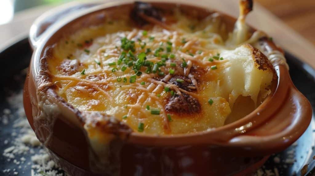 Vitaliserfr Chou fleur Gratiné à lOignon et au Fromage Façon Soupe à lOignon