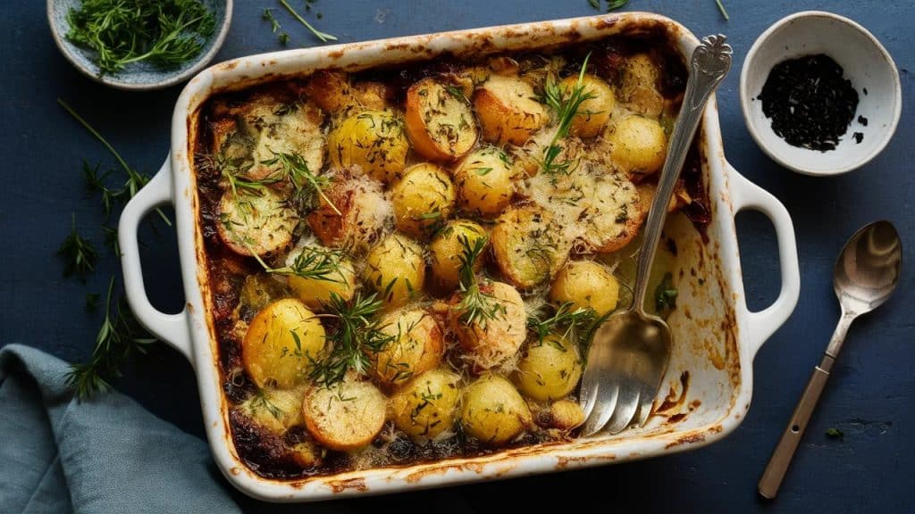 Vitaliserfr Délicieux Parmentier de Pommes de Terre au Parmesan Croustillant