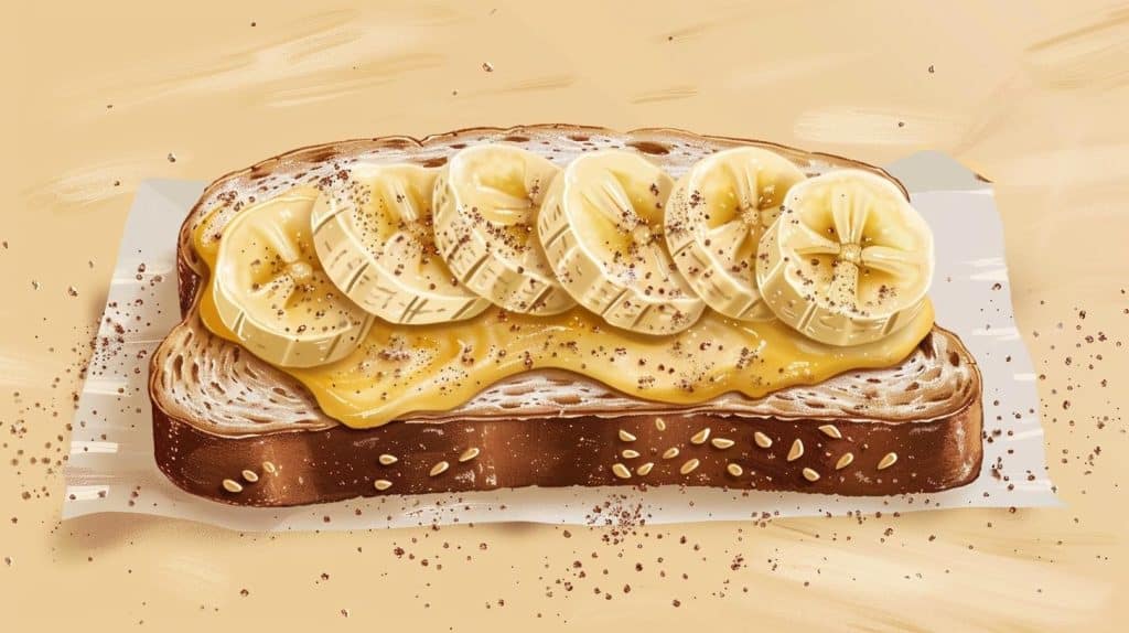 Vitaliserfr Les Bienfaits du Toast au Beurre de Cacahuète et à la Banane