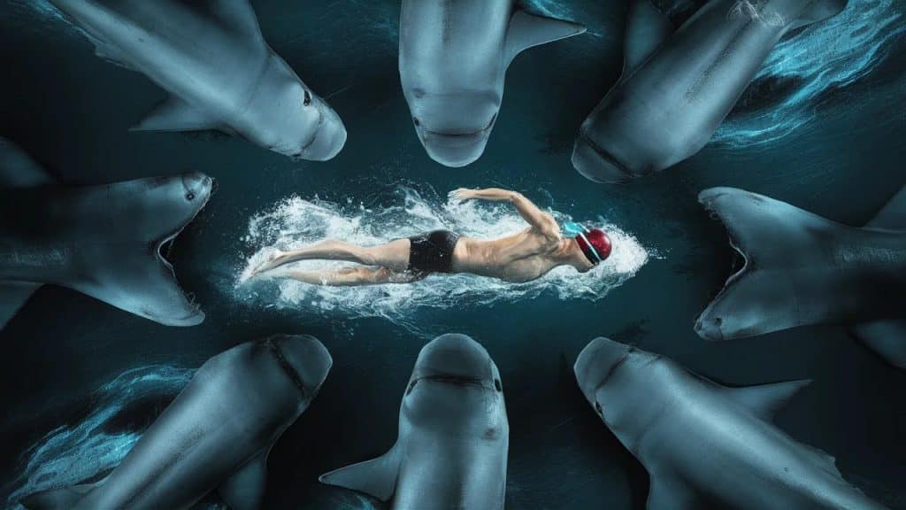 Vitaliserfr Ross Edgley défie les requins dans un nouveau documentaire captivant