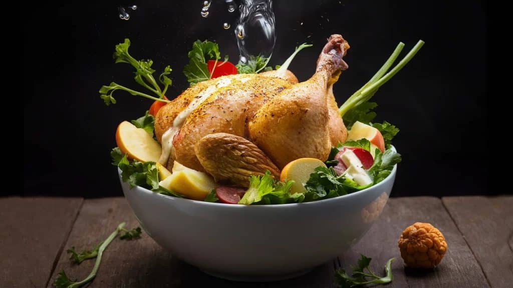 Vitaliserfr Salade de Poulet Légère et Savoureuse pour un Repas Équilibré