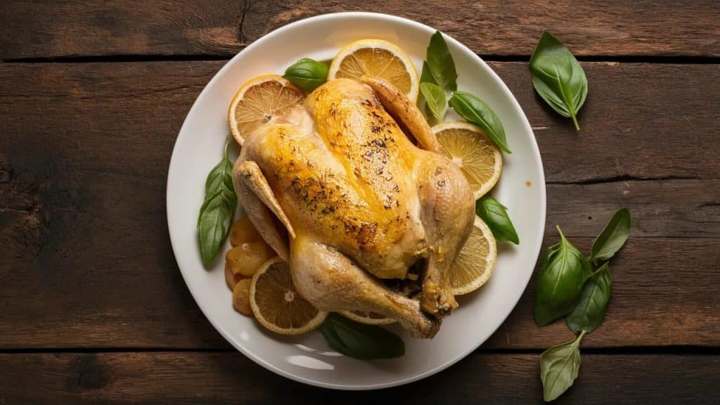 Vitaliserfr Savoureux Poulet Crémeux au Citron et Basilic en 20 Minutes