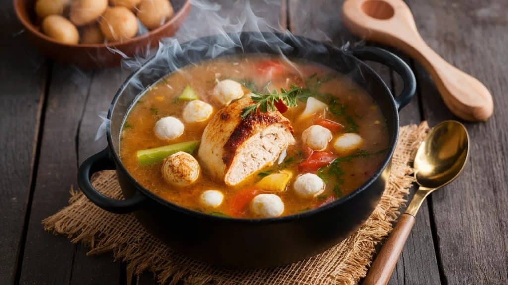 Vitaliserfr Soupe Réconfortante au Poulet et Boulettes pour lHiver