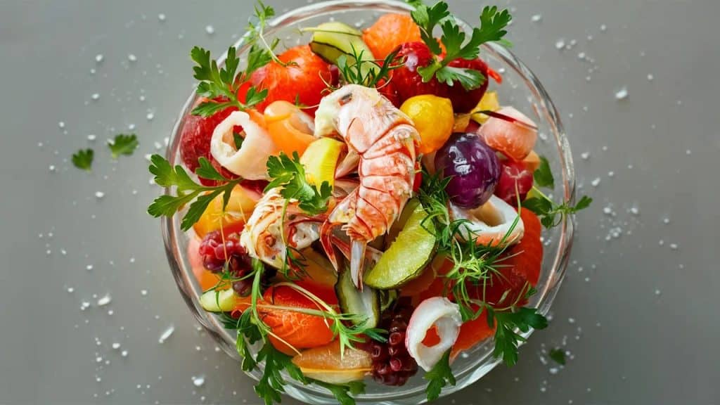 Vitaliserfr Une Salade de Fruits de Mer Rafraîchissante et Nutritive