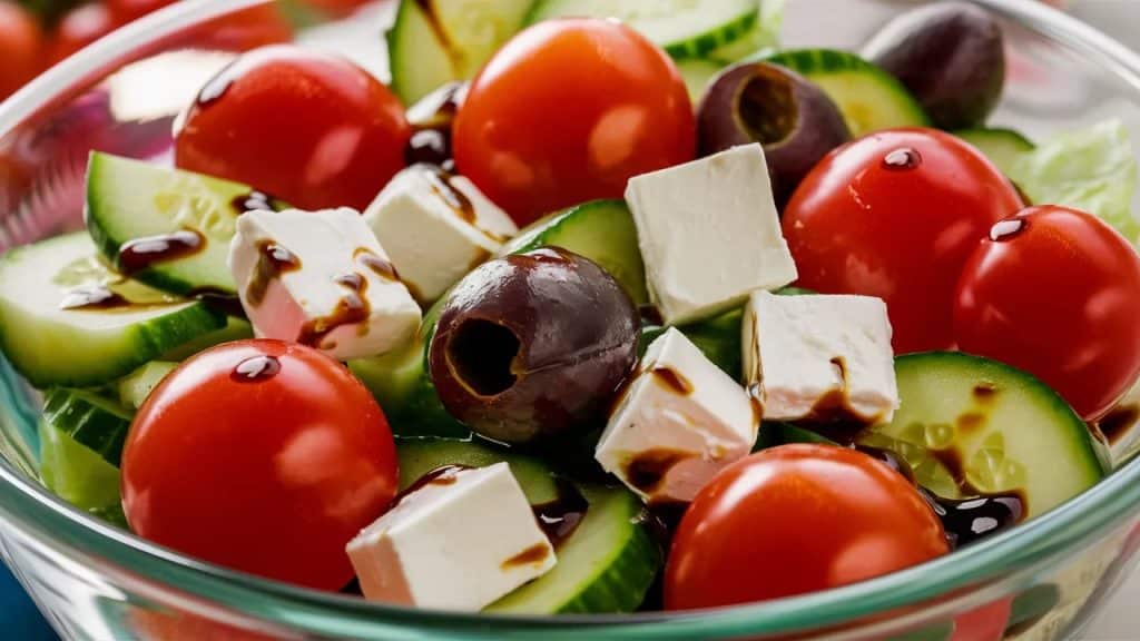 Vitaliserfr Salade Concombre Tomate Feta Fraîcheur Méditerranéenne