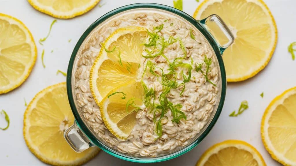 Vitaliserfr Découvrez les Délicieux Overnight Oats Façon Tarte au Citron Vert