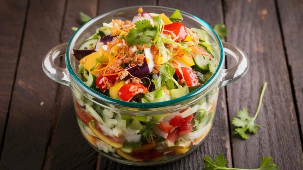 Vitaliserfr Formule Magique du Mason Jar Salad Protéiné