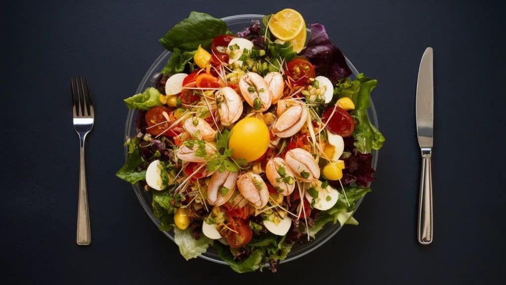 Vitaliserfr La Salade Cobb aux Crevettes Un Délice Sain et Gourmand