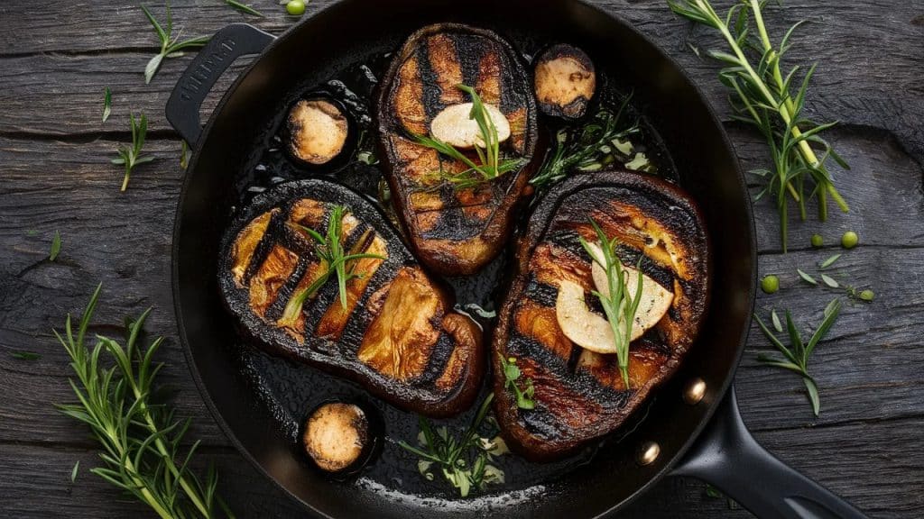 Vitaliserfr Les Champignons Portobello Grillés à lAil et au Beurre