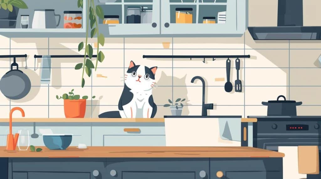 Vitaliserfr Les Chats sur les Comptoirs de Cuisine Sécuritaire ou Non