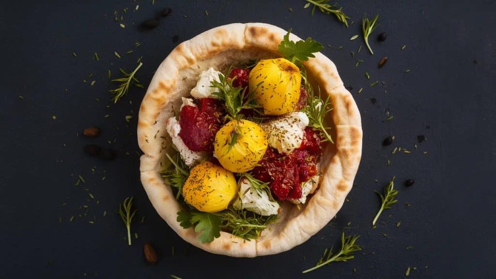 Vitaliserfr Pitas aux Chou fleur Épicé et Ricotta Fouettée Un Délice Végétarien