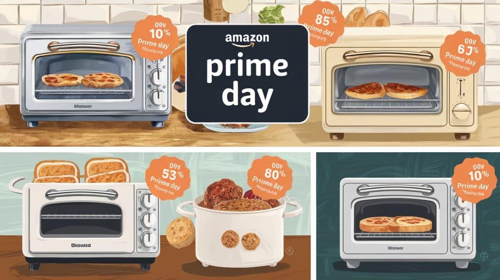 Vitaliserfr 7 Deals Immanquables sur les Fours Grille Pain à Air Chaud en Prime Day