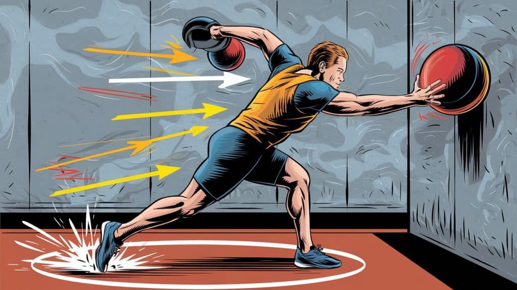 Vitaliserfr Gagnez en Force et Puissance avec les Med Ball Rotational Throws