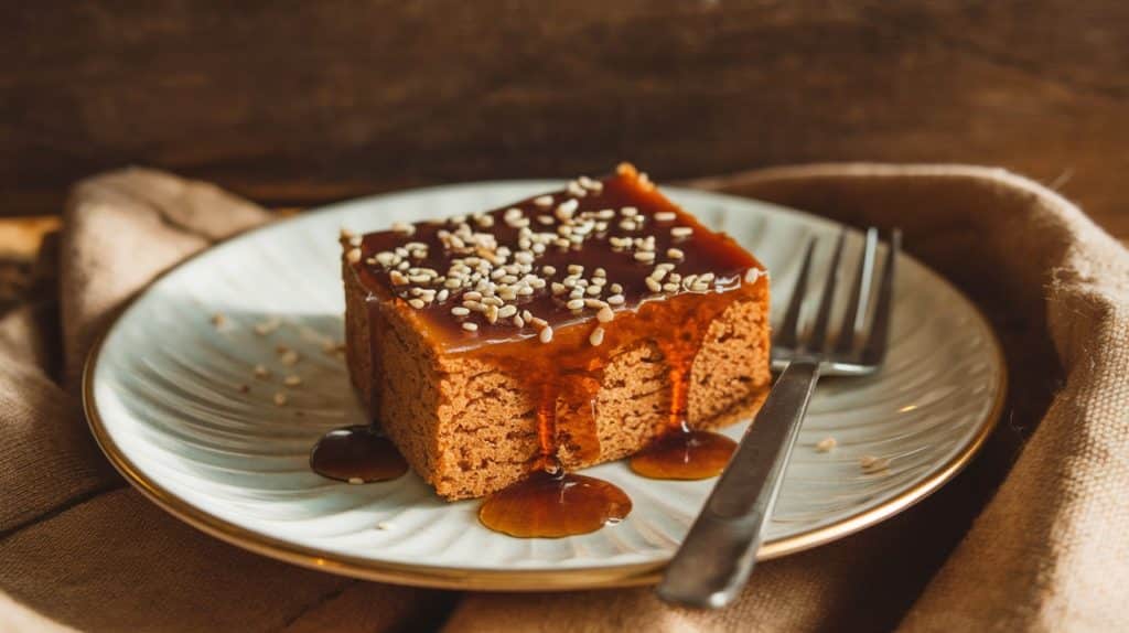 Vitaliserfr Gâteau Moelleux au Sirop de Caroube Une Délice Libanais Végétalien