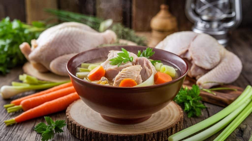 Vitaliserfr Soupe Poulet Classique Réconfortante pour les Jours Froids