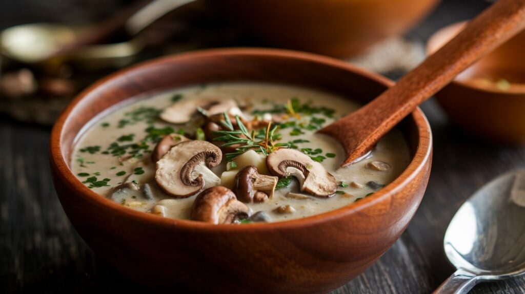 Vitaliserfr La Soupe aux Champignons Polonaise de Martha Stewart