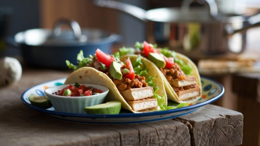 Vitaliserfr Découvrez Les Délicieux Tofu Tacos Végétaliens Healthy Pour Un Repas Équilibré