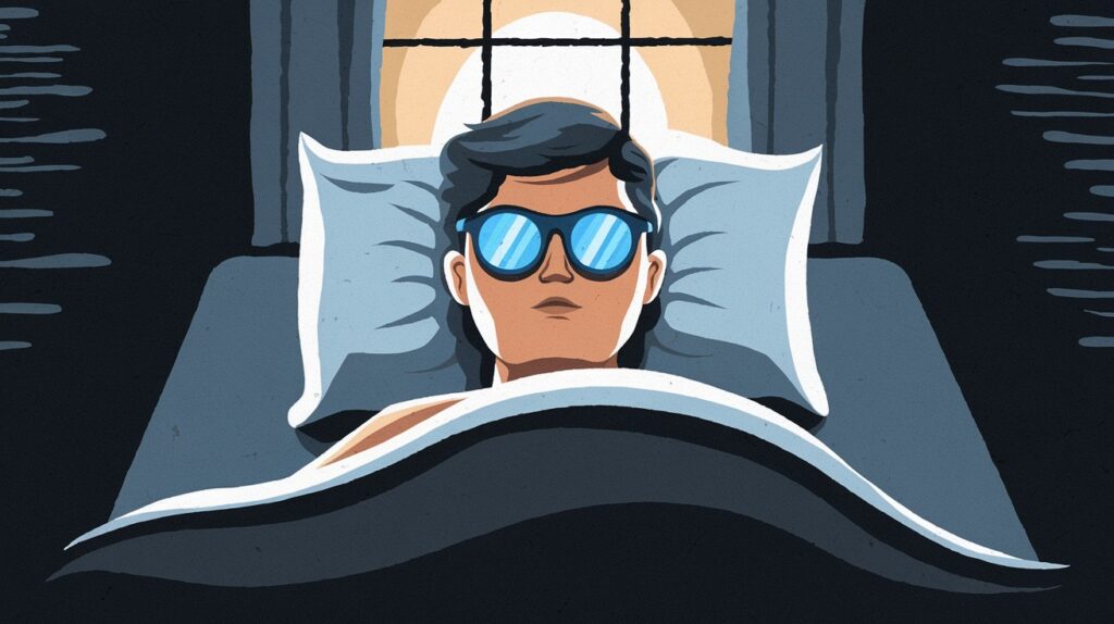 Vitaliserfr Mieux Dormir Grâce aux Lunettes Bloquant la Lumière Bleue