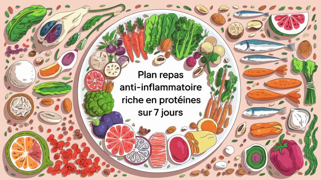 Vitaliserfr Plan Repas Anti Inflammatoire Riche en Protéines sur 7 Jours