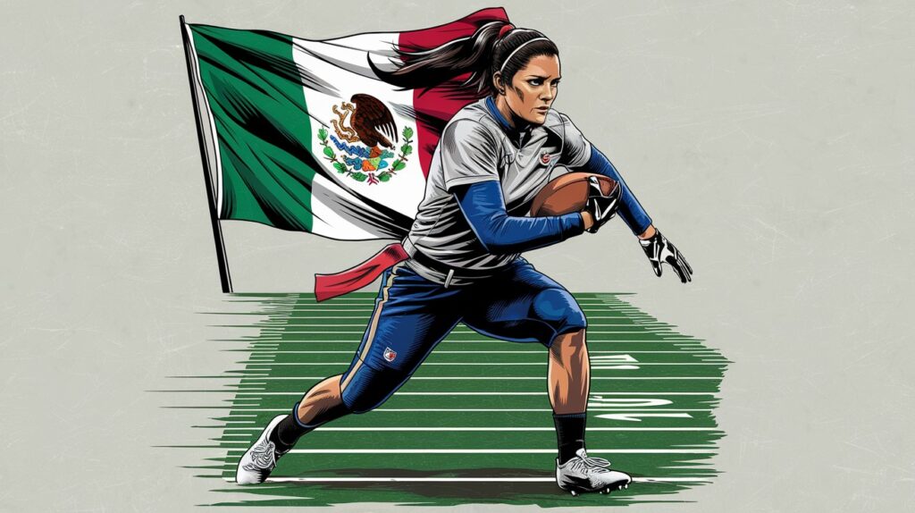 Vitaliserfr   Le Parcours Inspirant de Diana Flores Capitaine du Flag Football Mexicain