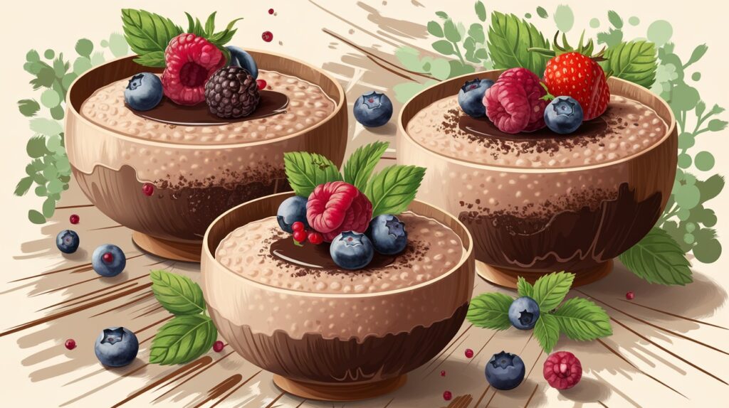 Vitaliserfr   Le Pudding de Millet au Cacao et Chocolat Noir  Un Dessert Sain et Gourmand