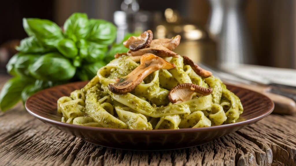 Vitaliserfr   Pesto de Champignons Rôtis Vegan à la Ariana Grande