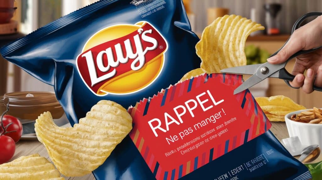 Vitaliserfr Rappel de Chips Lays Pour Allergène Non Déclaré