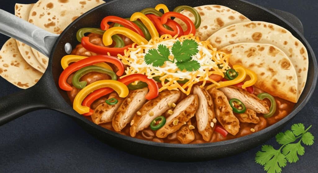 Vitaliserfr   Casserole de Fajitas au Poulet  Saveurs et Bien Être