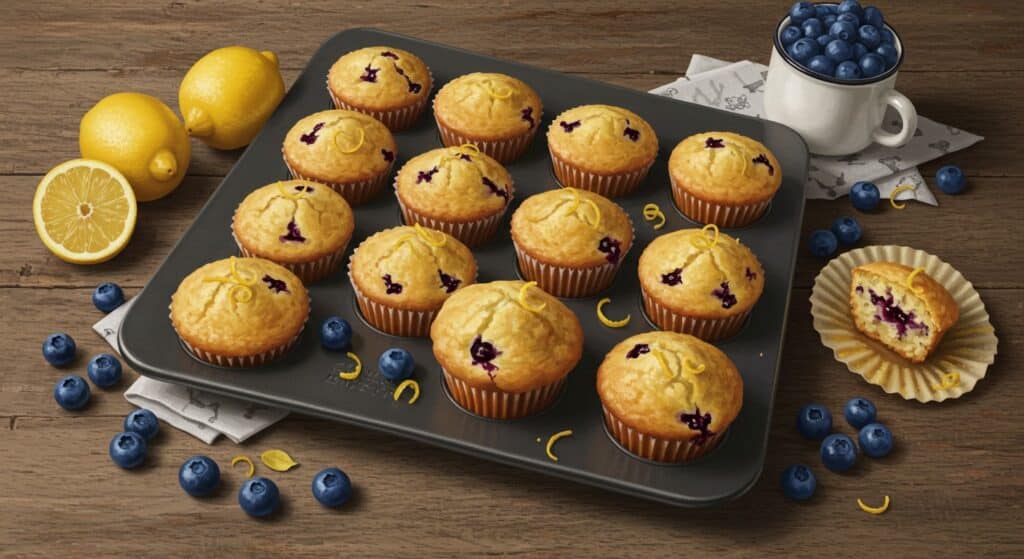 Vitaliserfr   Muffins Citron Myrtille  Recette Protéinée et Savoureuse